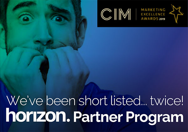 We've been short listed...twice! horizon. Partner Program
